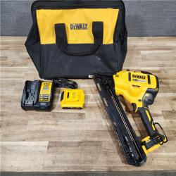 HOUSTON LOCATION - AS - IS DEWALT 20V MAX XR Lithium-Ion Cordless 2-1/2 in. 15-Gauge Finish Nailer Kit