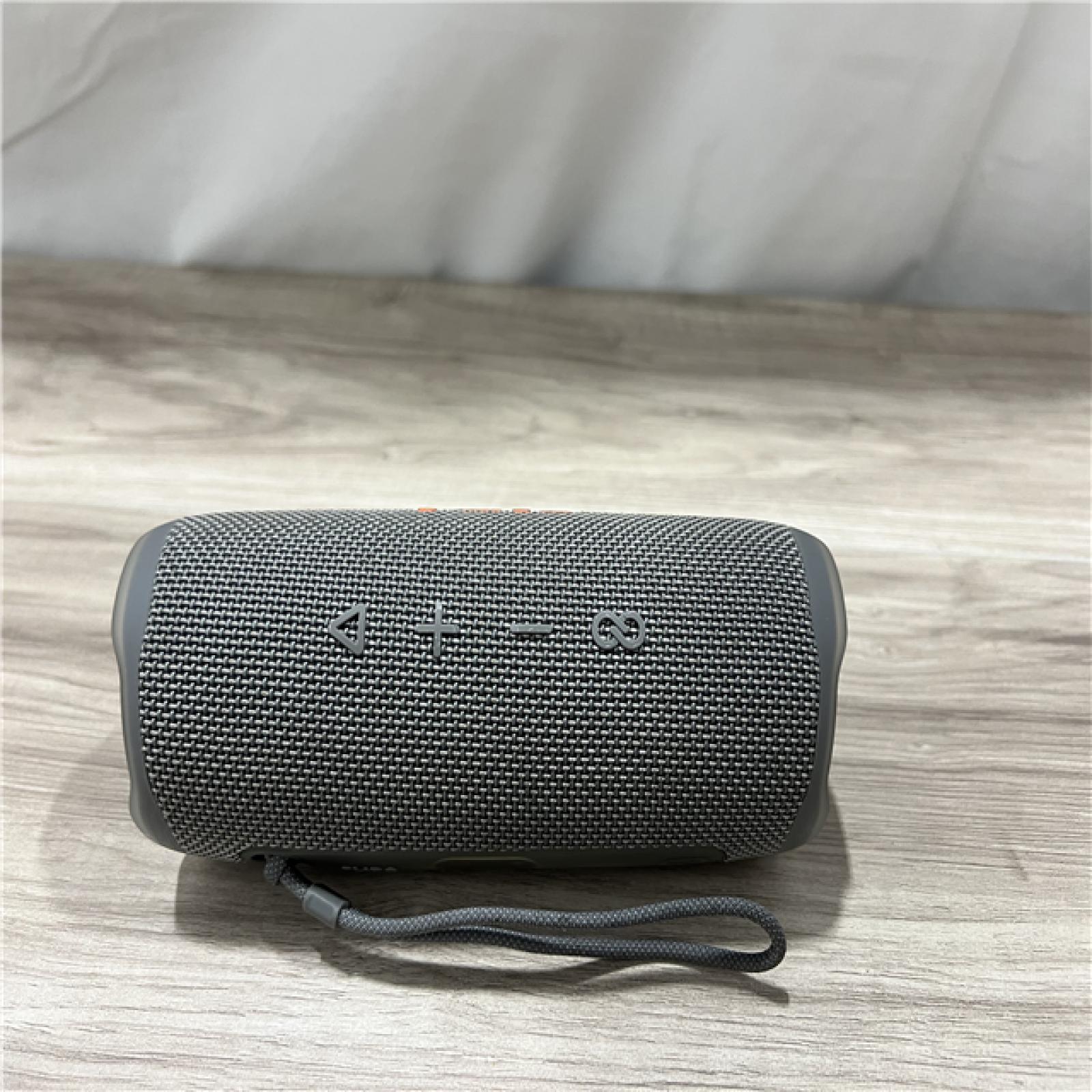 AS-IS JBL Flip 6 Gray Portable Bluetooth Speaker