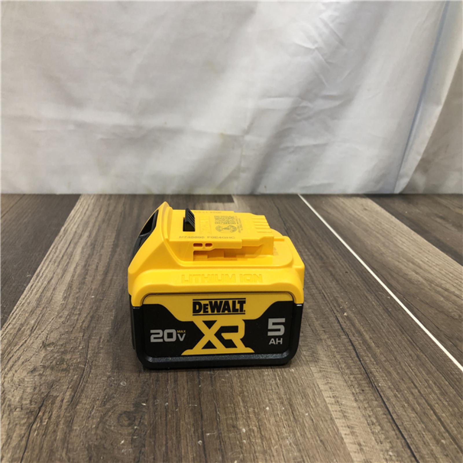 AS-IS DEWALT 20V MAX Lithium-Ion 5.0 Ah Battery and Charger
