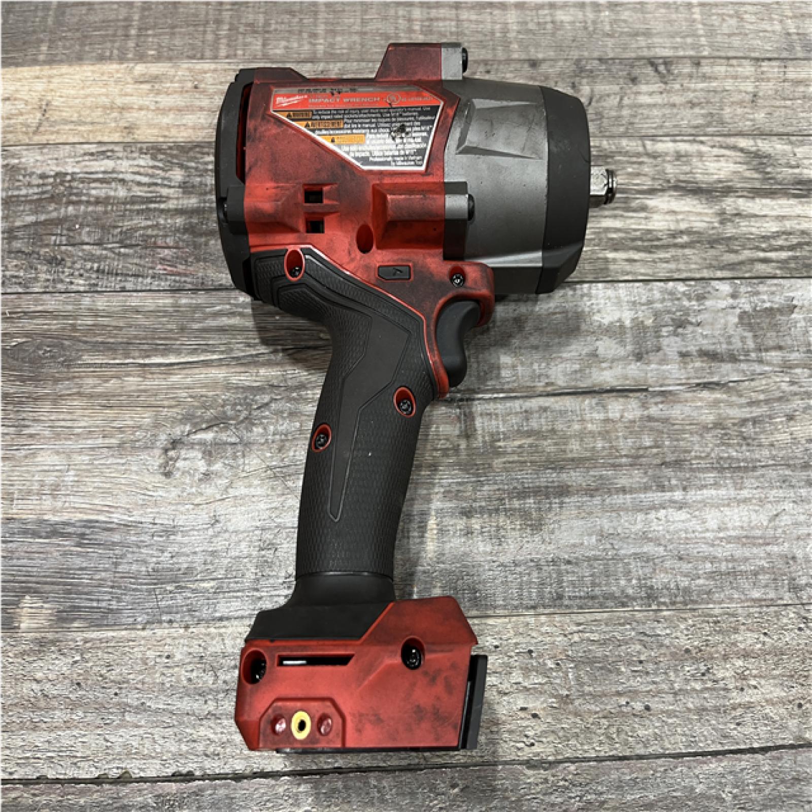 AS-IS Milwaukee FUEL 18V Lithium-Ion Brushless Cordless 1/2 in. Impact Wrench with Friction Ring (Tool-Only)