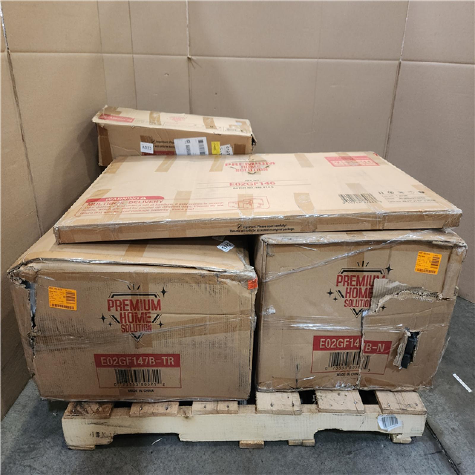 Phoenix NEW Premium Home Solutions 4-Piece Black Metal Outdoor Patio Conversation Set with Rocking Chairs  Marbling Coffee Table and Beige Cushions