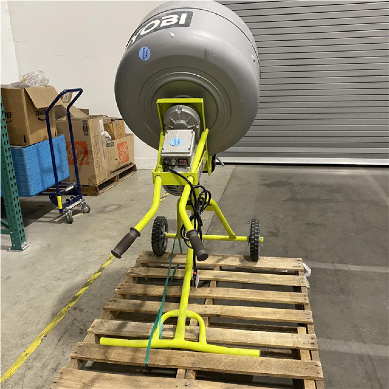 Dallas Location - As-Is  Ryobi 5 Cu. ft. Portable Concrete Mixer