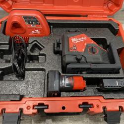 AS-IS Milwaukee 12-Volt Lithium-Ion Cordless Green 250 ft. 3-Plane Laser Level Kit