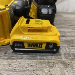 AS-IS DEWALT 20V MAX XR 16-Gauge Electric Cordless Angled Finishing Nailer Kit