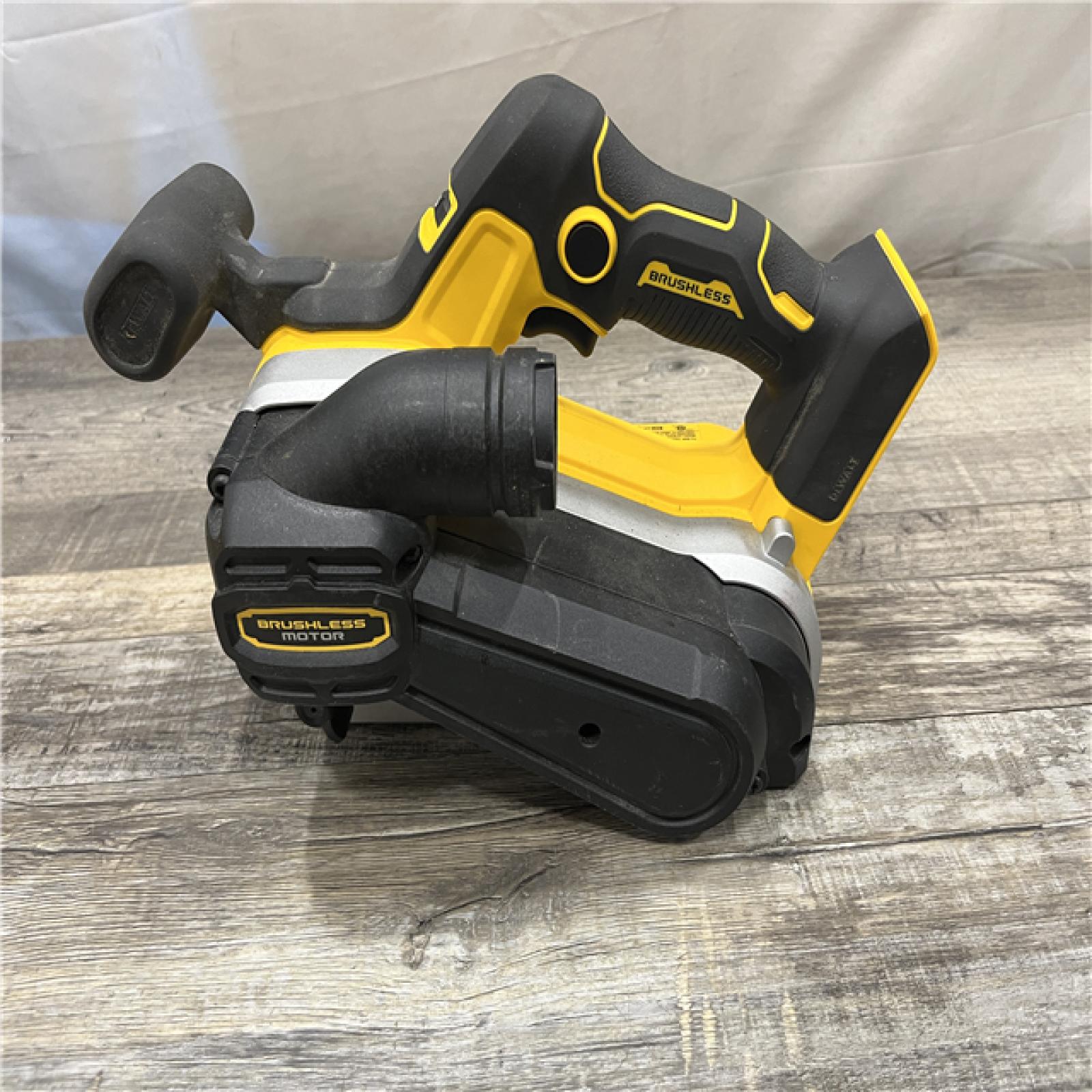AS-IS DEWALT 20V MAX* XR Brushless Cordless Belt Sander (Tool-Only)