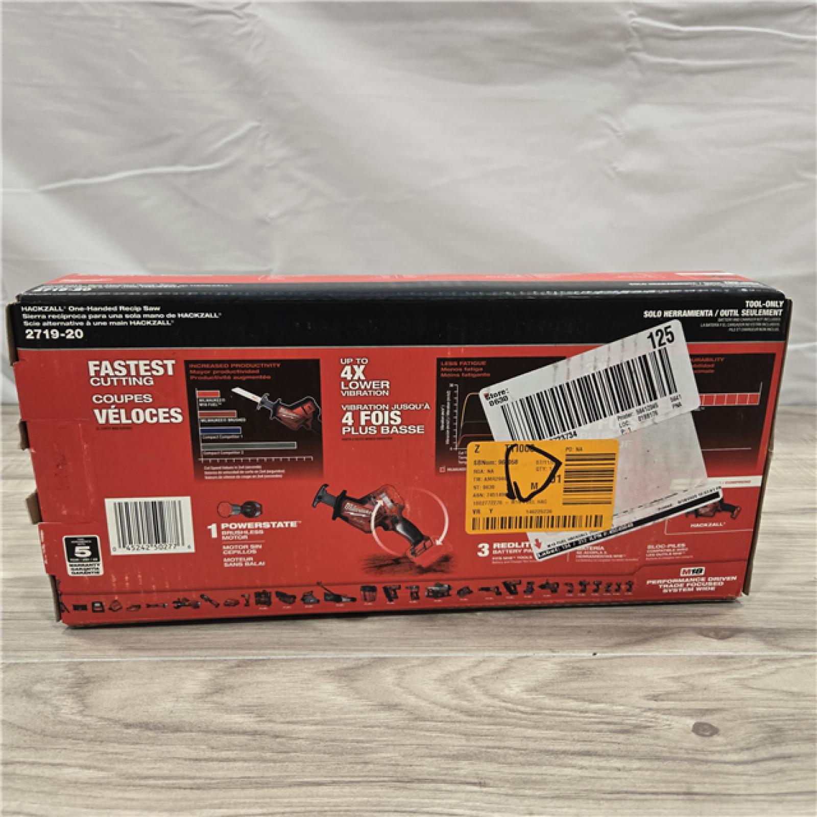 NEW! - Milwaukee 2719-20 Hackzall Reciprocating Saw