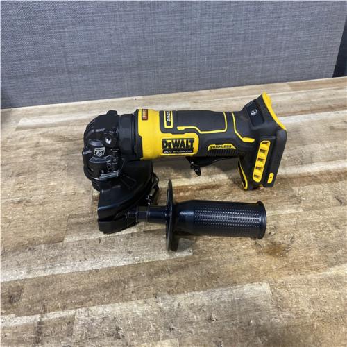 Houston Location AS-IS DEWALT ATOMIC 20V MAX Cordless 4-1/2 in. Angle Grinder with Paddle Switch (Tool Only)