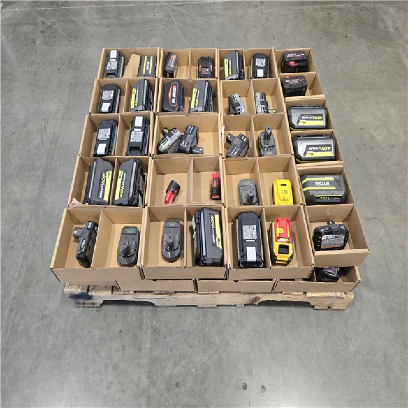 DALLAS LOCATION- AS-IS BATTERY PALLET