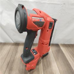 AS-IS- MILWAUKEE FUEL 18V Cordless 18-Gauge 1/4 in. Narrow Crown Stapler (Tool-Only)