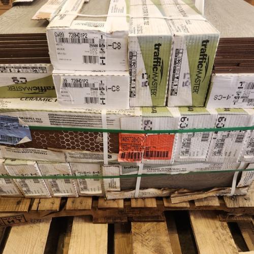 Phoenix AS-IS TrafficMaster Glenwood Fog 7 in. x 20 in. Ceramic Floor and Wall Tile (348 sq. ft. /32 case)