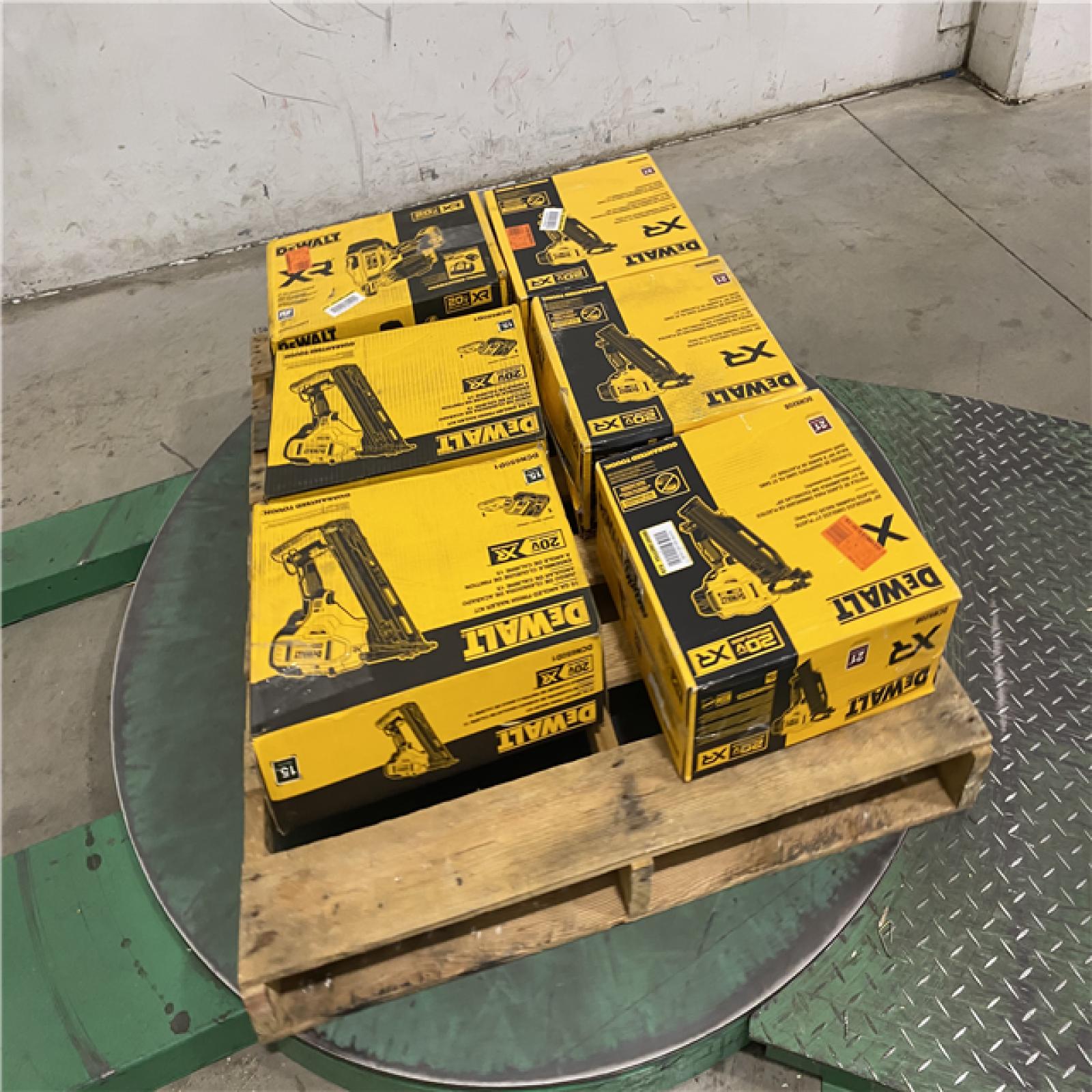 DALLAS LOCATION -AS-IS DEWALT NAILER PALLET -(6 UNITS)