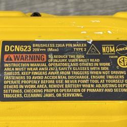AS-IS DEWALT ATOMIC 20V MAX Lithium Ion Cordless 23 Gauge Pin Nailer Kit