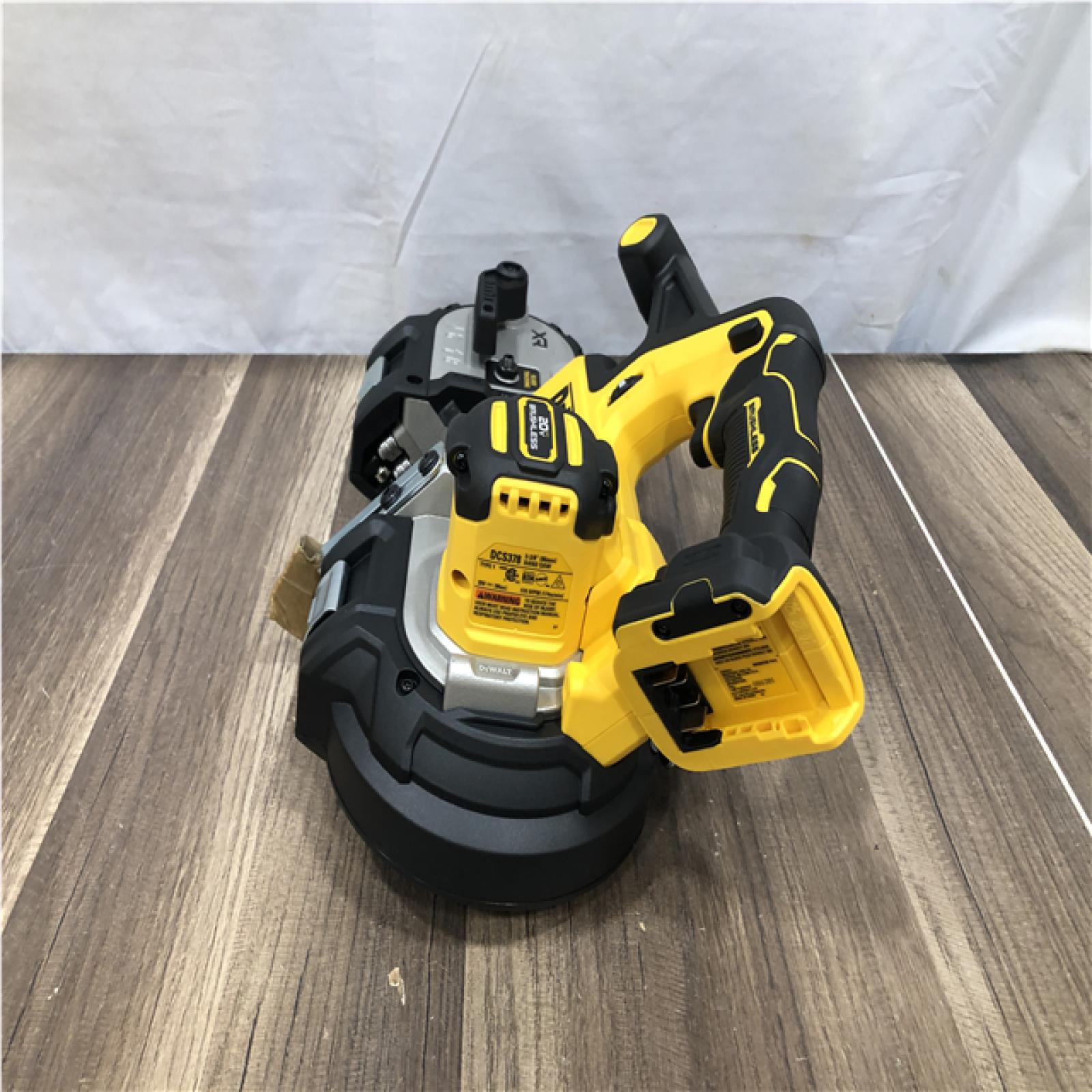 AS-IS DEWALT 20-Volt MAX 3-3/8 in. Cordless Brushless Bandsaw (Tool-Only)