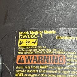 AS-IS DEWALT Pneumatic 15-Degree Coil Corded Siding Nailer