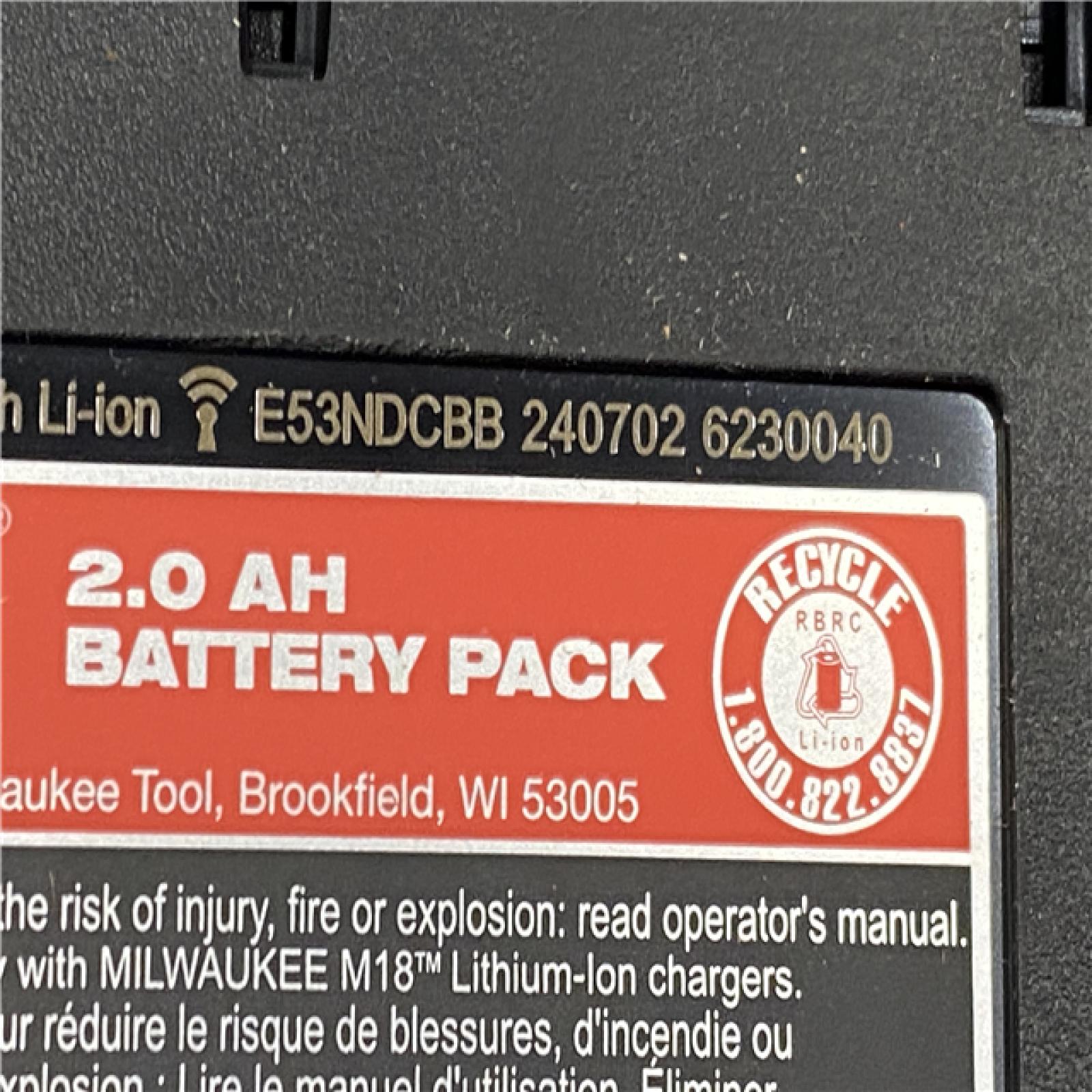 AS-IS Milwaukee 18V Lithium-Ion Brushless Cordless Compact Drill/Impact Combo Kit