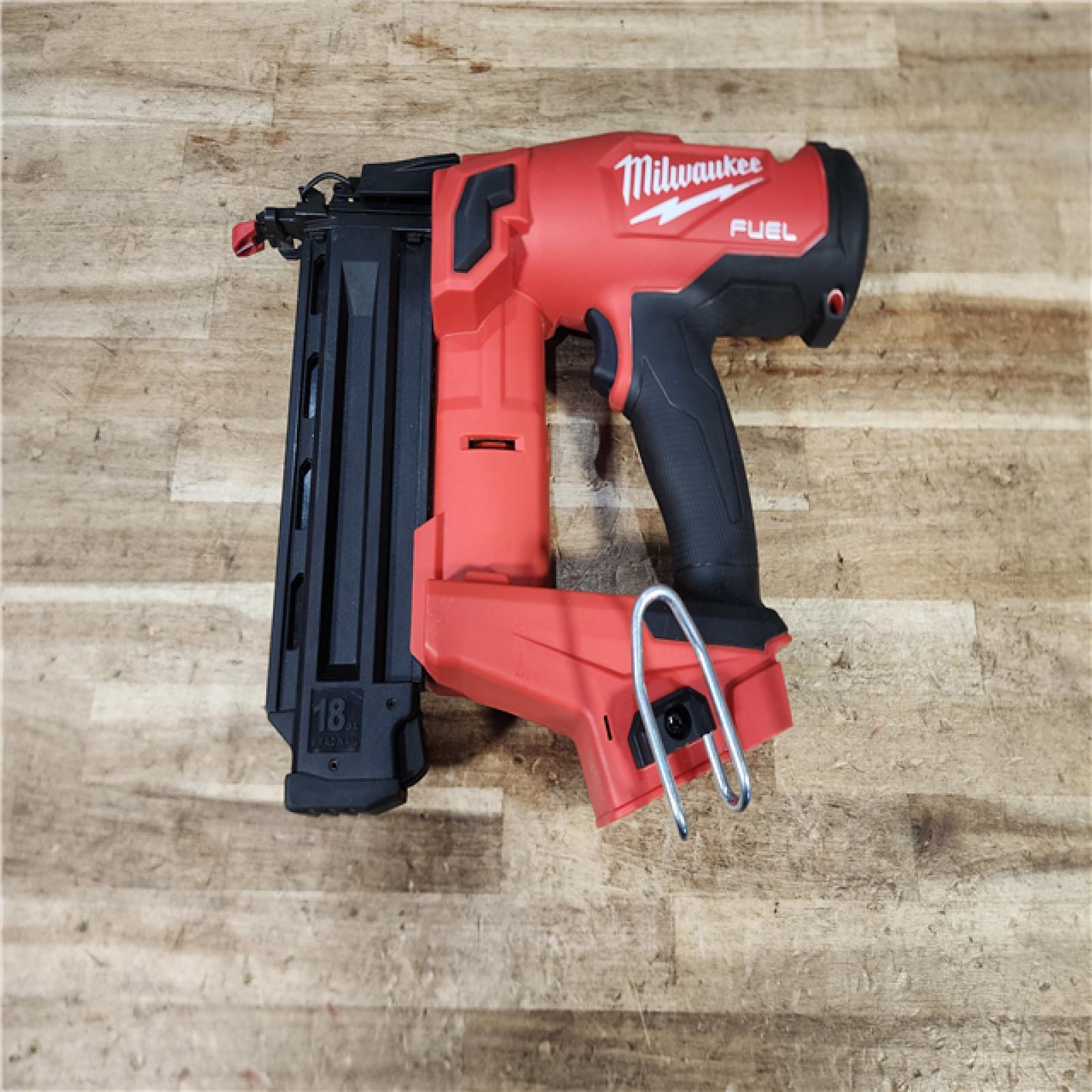 HOUSTON LOCATION - AS - IS Milwaukee FUEL 18-Volt Lithium-Ion Brushless Cordless Gen II 18-Gauge Brad Nailer (Tool-Only)