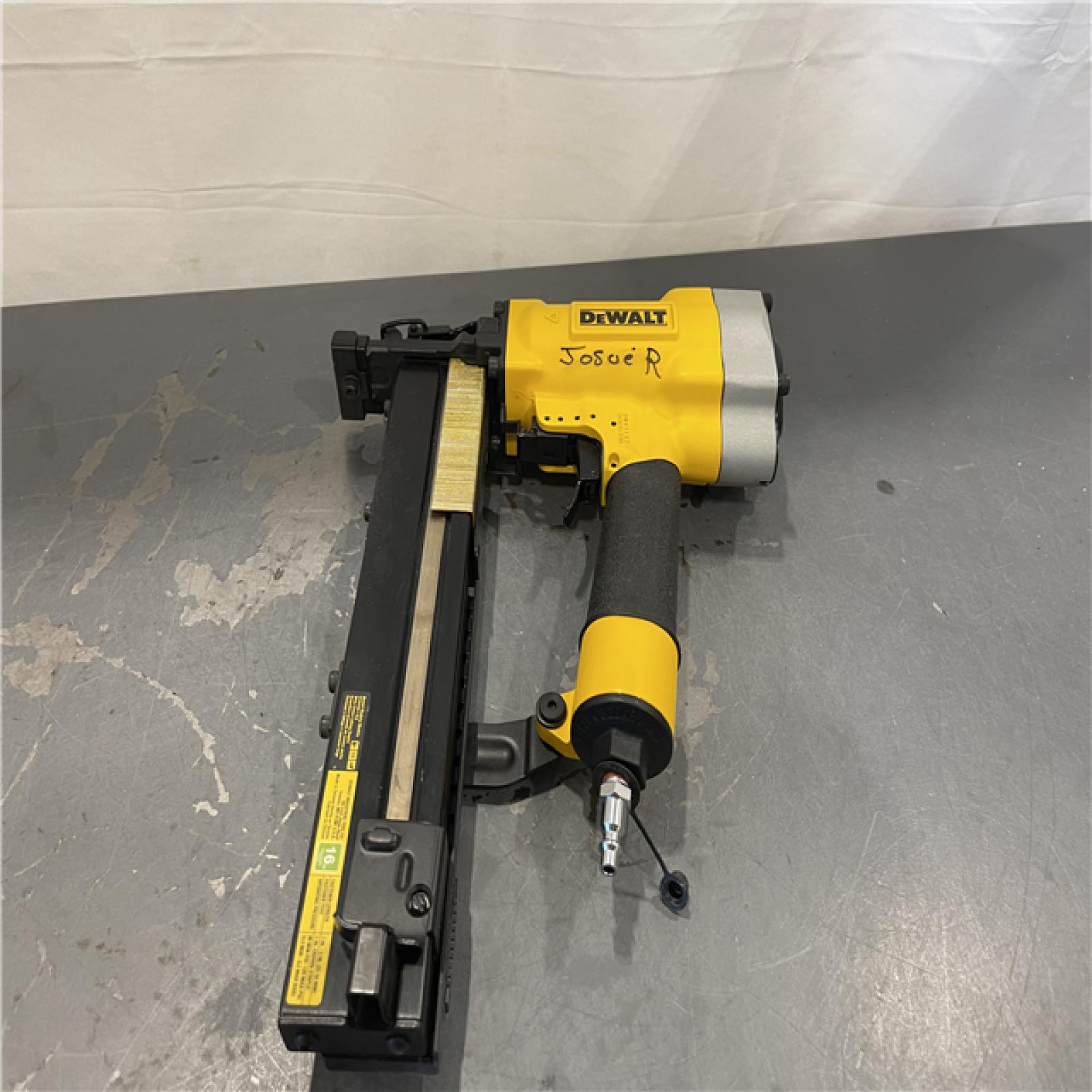 AS-IS - DeWalt Corded Pneumatic 16-Gauge 1 in. Crown Lathing Stapler