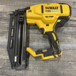 AS-IS DEWALT 20V MAX XR 16-Gauge Lithium-Ion Cordless Finish Nailer (Tool Only)