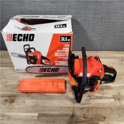 HOUSTON LOCATION - AS-IS ECHO 14 in. 34.4 Cc Gas 2-Stroke Rear Handle Chainsaw