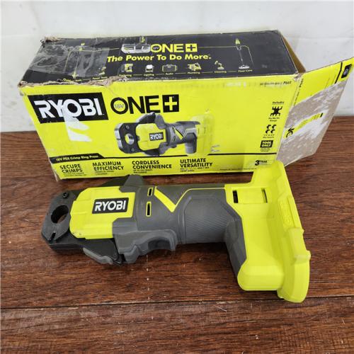 AS-IS Ryobi One+ 18-volt Cordless Pex Crimp Ring Press Tool (tool Only)