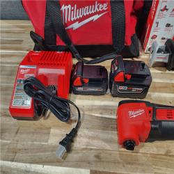HOUSTON LOCATION - AS-IS M18 18V Lithium-Ion Cordless Combo Kit (5-Tool) with (2) Batteries  Charger and Tool Bag
