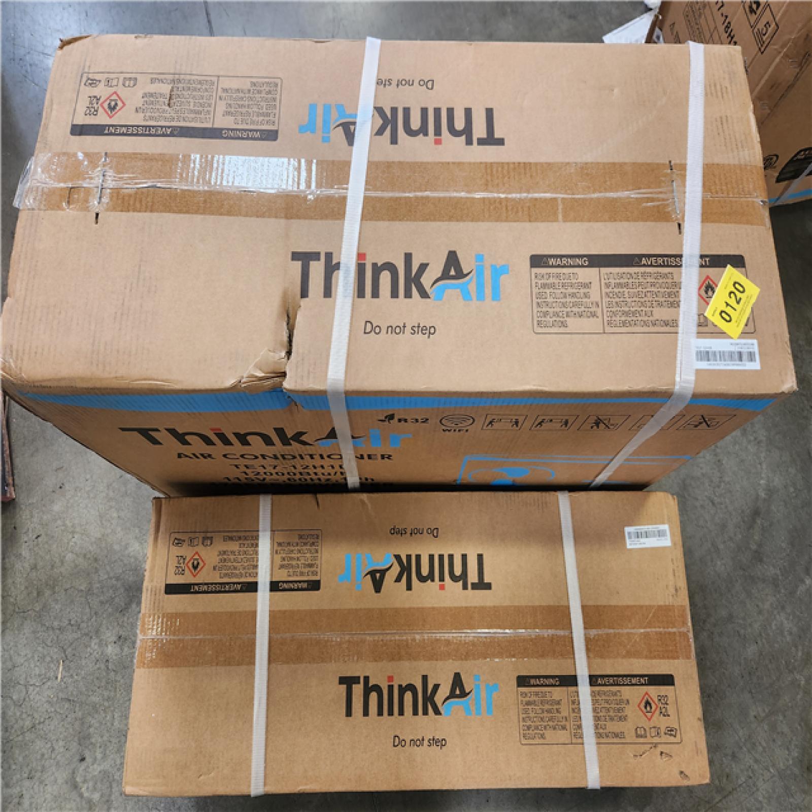 Phoenix NEW ThinkAir 12 000 BTU 17 SEER2  115-Volt  1000 sq. ft. Inverter Ductless Mini Split AC w/ Heat Pump  wi-fi  1.5 Ton  16 ft. Lineset (SEALED)