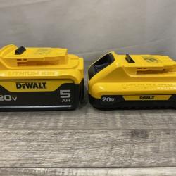 AS-IS DEWALT 20V MAX Lithium-Ion Starter Kit with 4.0 Ah and 5.0 Ah Batteries and Charger