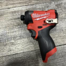 AS-IS Milwaukee FUEL 12-Volt Lithium-Ion Brushless Cordless Hammer Drill and Impact Driver Combo Kit