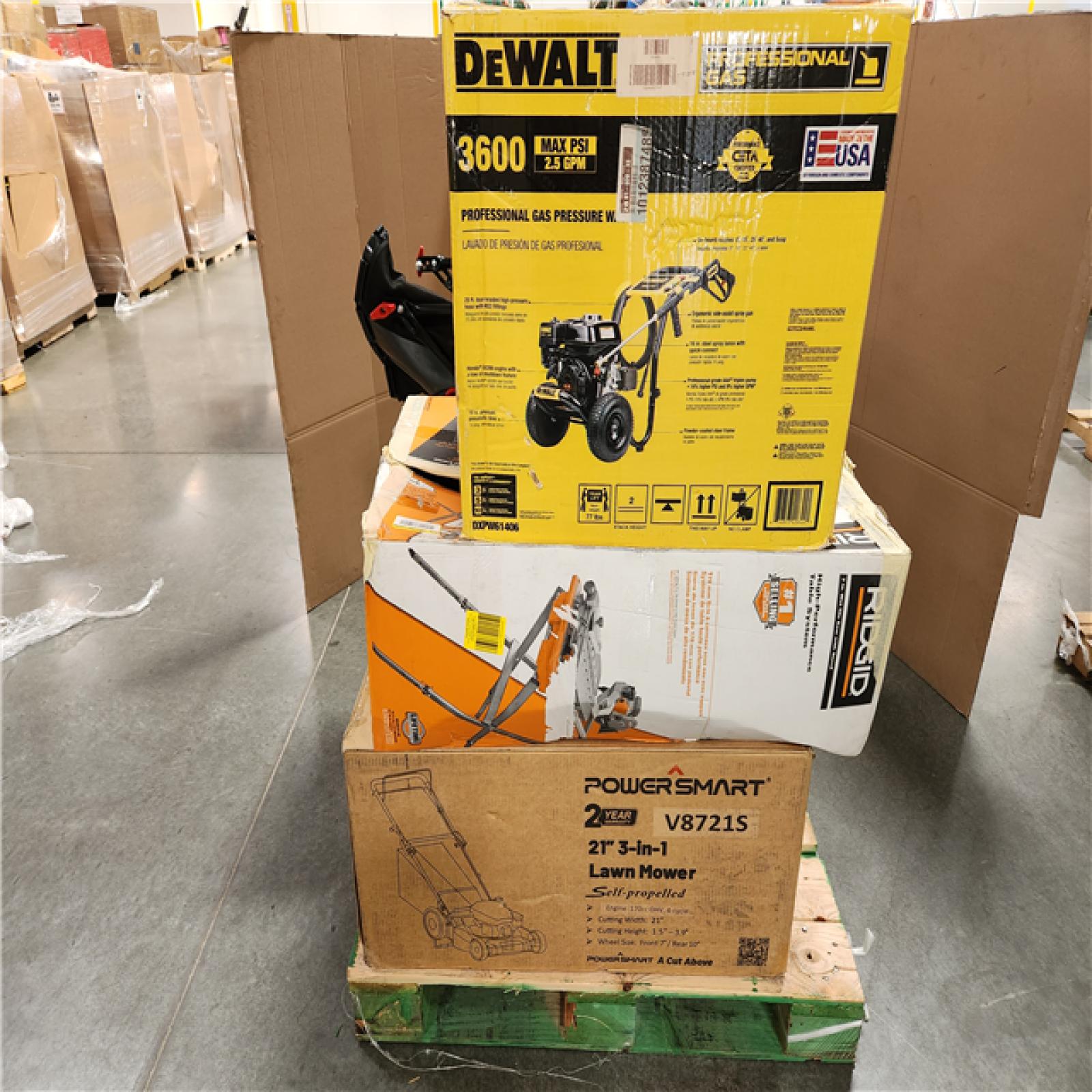 CALIFORNIA AS-IS OUTDOOR POWER EQUIPMENT