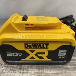 AS-IS DEWALT 20-Volt Maximum XR 5.0 Ah Battery Pack and Charger Kit