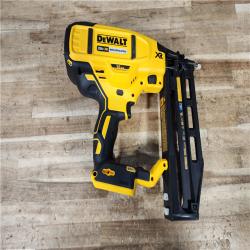 HOUSTON LOCATION - AS - IS DEWALT 20V MAX XR 16-Gauge Lithium-Ion Cordless Finish Nailer (Tool Only)