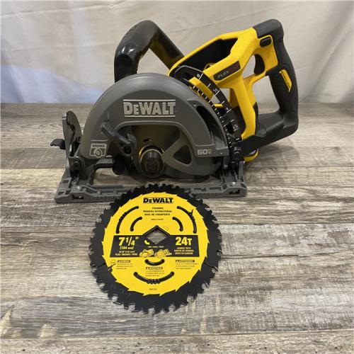 AS-IS DEWALT FLEXVOLT 60V MAX Cordless Brushless 7-1/4 in. Wormdrive Style Circular Saw (Tool Only)
