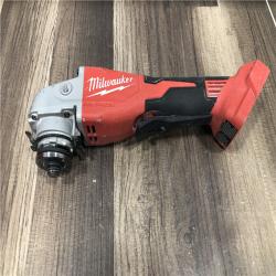 AS-IS Milwaukee 18V Lithium-Ion Brushless Cordless 4-1/2 in./5 in. Grinder w/Paddle Switch (Tool-Only)