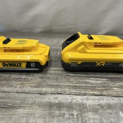AS-IS DEWALT 20V MAX Lithium-Ion 4.0 Ah and 2.0Ah Battery Packs (2-Pack)