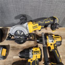 HOUSTON LOCATION - AS-IS DEWALT 4 TOOL COMBO KIT W/ (2) BATTERY & CHARGER