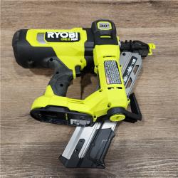 AS-IS RYOBI ONE+ HP 18V Brushless Cordless AirStrike 30Â° Framing Nailer (Tool Only)