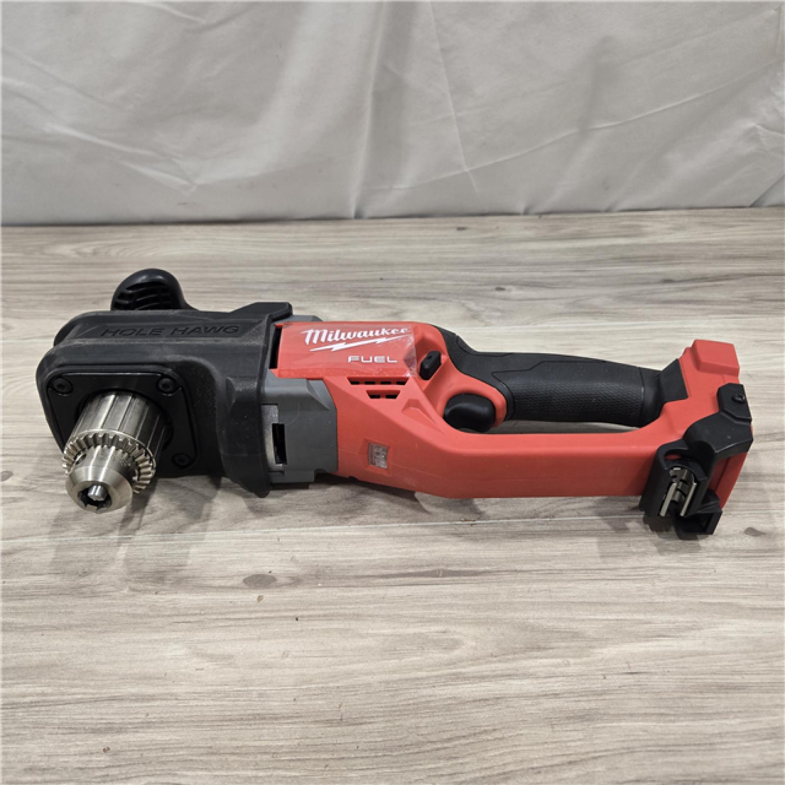 AS-IS Milwaukee M18 18V Fuel Hole Hawg 1/2  Right Angle Drill 2807-20 (Tool-Only)
