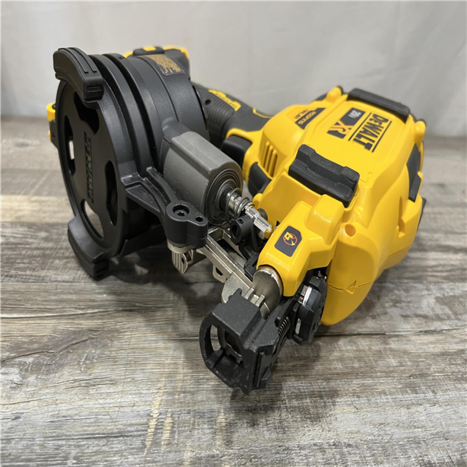 AS-IS DEWALT 20V MAX 15-Degree Electric Cordless Roofing Nailer (Tool Only)