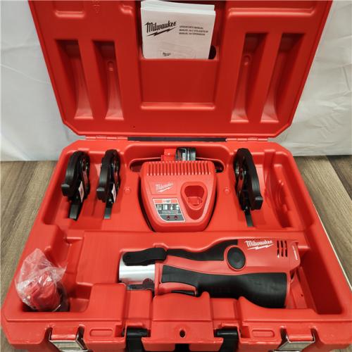 AS-IS- Milwaukee M12 Force Logic Press Tool 1/2 in. to 1 in. Kit