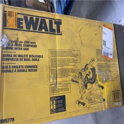 NEW- DeWalt 15 Amps 12 in. Corded Dual-Bevel Sliding Compound Miter Saw