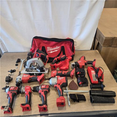 AS-IS Milwaukee 18V Cordless (9-Tool) Combo Kit