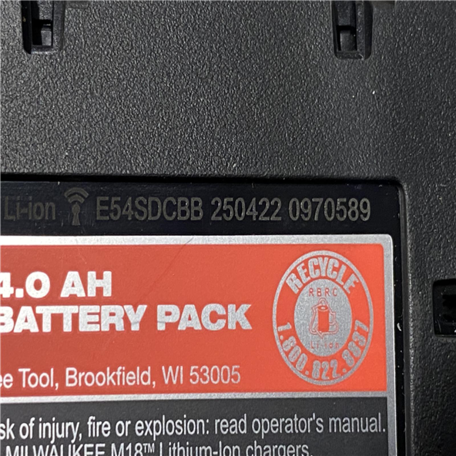AS-IS Milwaukee 12/18V Lithium-Ion Cordless 3/8 in. Ratchet and 1/2 in. High Torque Impact Wrench with Friction Ring Combo Kit