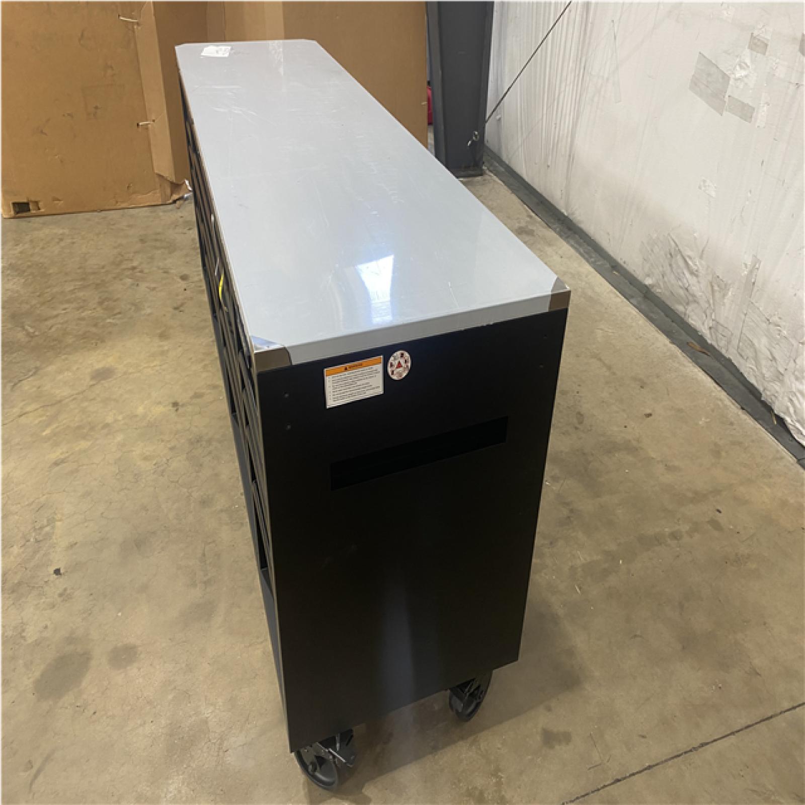 Houston Location - AS-IS home improvement pallet HUSKY 84 IN. 18 DRAWER MOBILE WORK BENCH