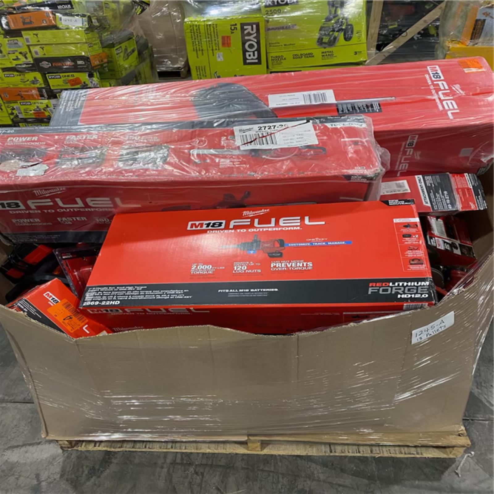 Pittston Location As-Is Power Tools Partial Truckload (13 Pallets) 1245-A