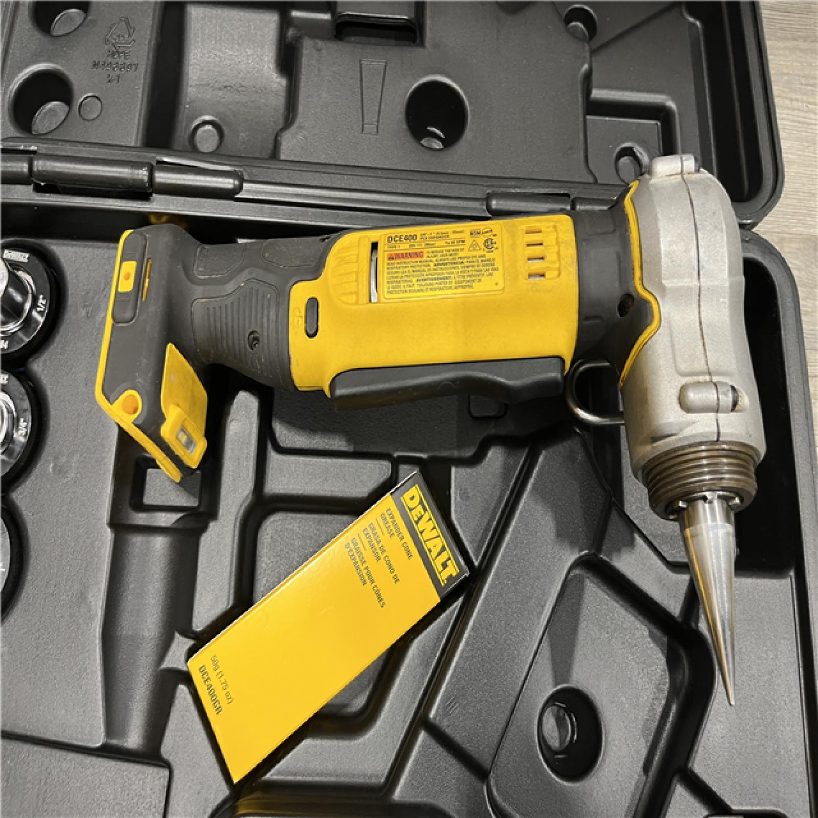 AS-IS DEWALT 20V MAX Cordless 1 in. PEX Expansion Tool Kit