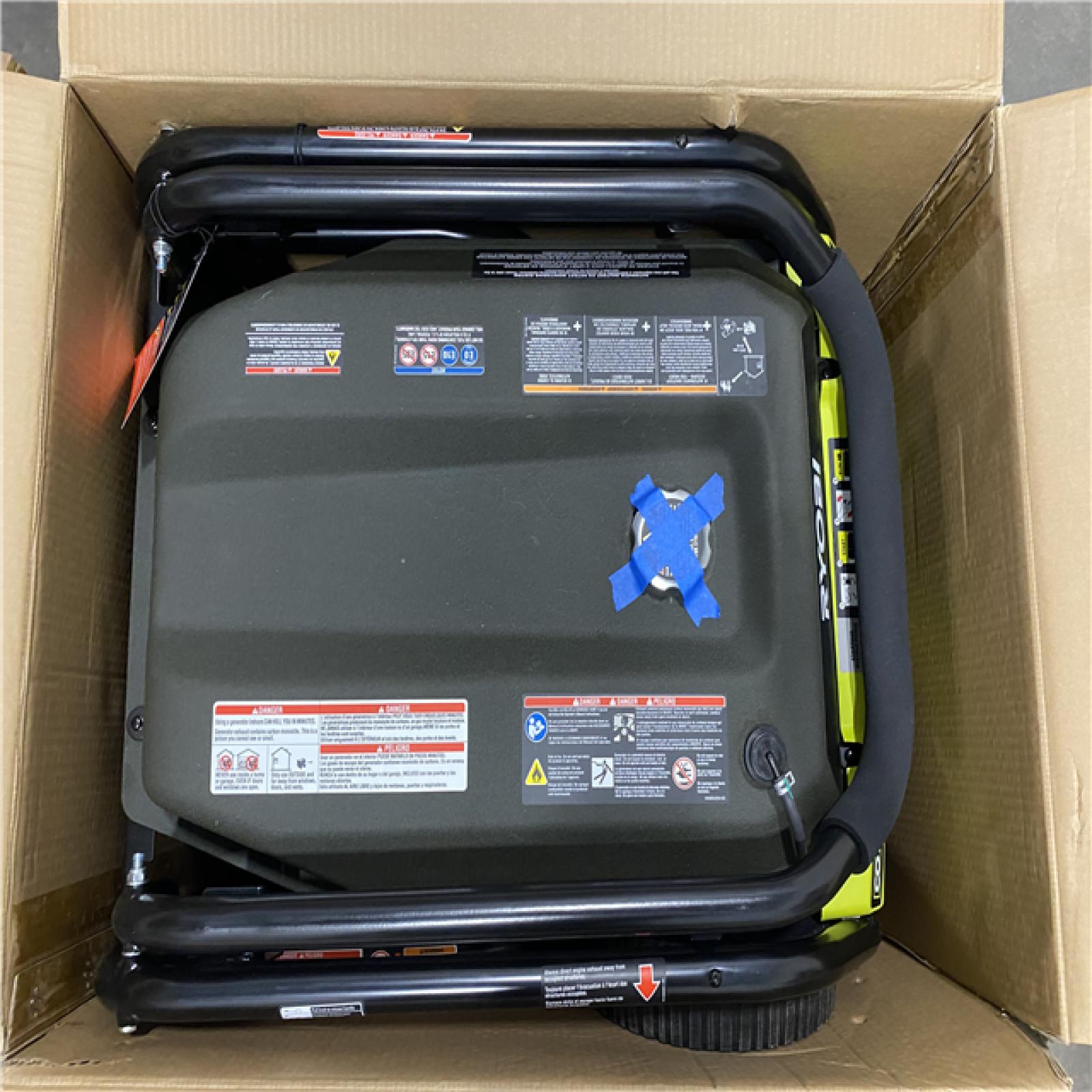 Dallas Location - As-Is RYOBI 6800-Watt Gasoline Powered Portable Generator