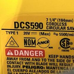 AS-IS DEWALT 20-Volt MAX 7-1/4 in. Cordless Circular Saw (Tool Only)