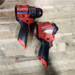 HOUSTON LOCATION - AS-IS (APPEARS LIKE NEW) Milwaukee 3497-22 12V Brushless Hammer Drill and Impact Driver Combo Kit