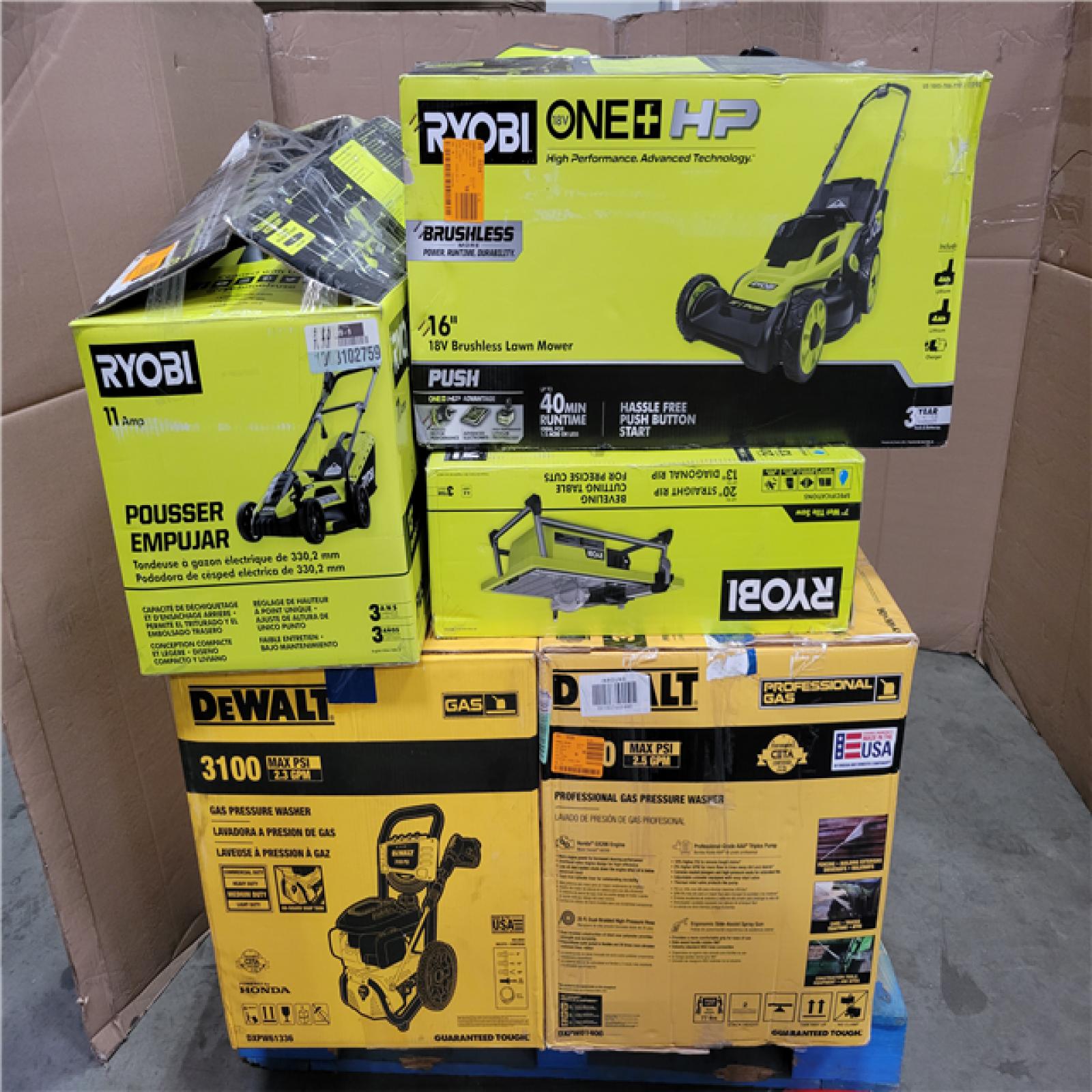 CALIFORNIA AS-IS OUTDOOR POWER EQUIPMENT