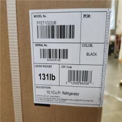 Phoenix Location NEW Frigidaire 27.6 in. 14 cu. ft. Top Freezer Refrigerator in Black, ENERGY STAR (Sealed)